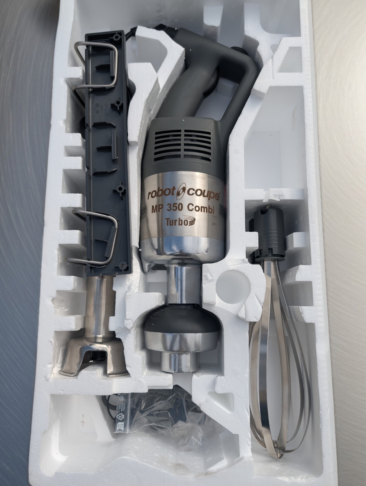 Robot Coupe MP350 Turbo Combi Immersion Blender w/ Whisk &ndash; 14" Shaft &ndash; New Open