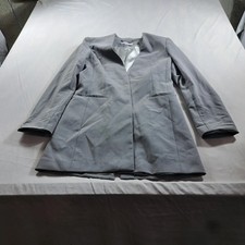 Calvin Klein Women's Blazer Size 8 Gray Lined Tailored Notch Lapel','Calvin