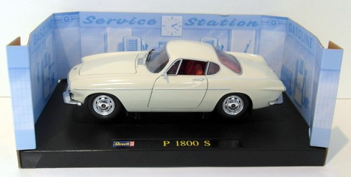 Revell 1/18 Scale Diecast - 08894 Volvo P1800 S Coupe White - Picture 6 of 7