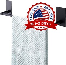 Toallero Adhesivo De 12 Pulgadas Para Ba o, De Acero Inoxidable, Sin Taladros US