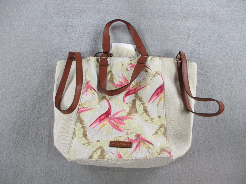 Bolsa tote feminina Tommy Bahama Birds of Paradise Reef lona conversível TB1112 - Imagem 2 de 4