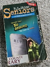 RL Stine Fear Street Seniors #4 No Answer book series 1st edition 90s rare