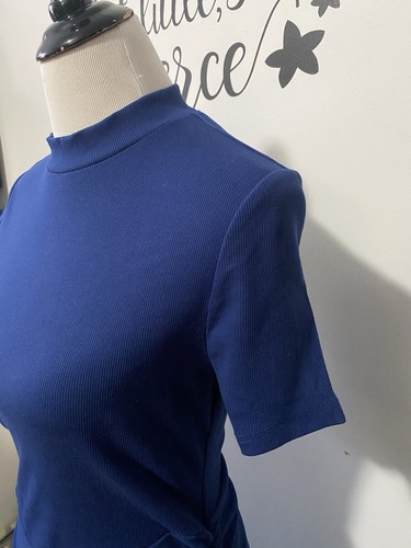 NWT Fashion Nova Navy blue Long Bodycon Dress Size 1XL - Picture 4 of 13