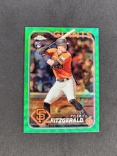 2024 Topps Chrome Green Wave Refractor /99 Tyler Fitzgerald #131 Rookie💎CLEAN💎