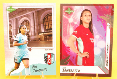 Bia Zaneratto 2024 Parkside FOIL & 2025 Vol. 2 MY TOWN #15 KC Current NWSL