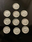 Lot of 10 Roosevelt Dimes  1964 & 1 1963 90% Actual Dimes Pictured !look!