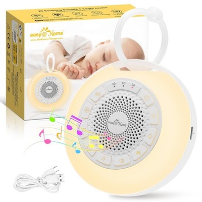 Easy@Home White Noise Machine: Tragbare Einschlafhilfe Babys mit weißem Rauschen