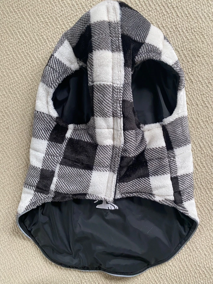 Personaje Cacahuetes, Abrigo de Invierno de Invierno Polar a Cuadros Búfalo Reversible, Mediano Foto 4 de 4