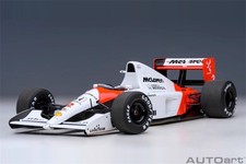 AUTOart 1:18 Honda Senna F1 MP4 6 1991 Alloy Diecast Car Model adult Gifts White