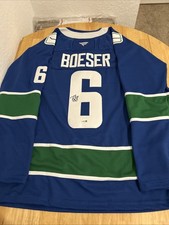 Brock Boeser Vancouver Canucks Autographed Jersey JSA Certified