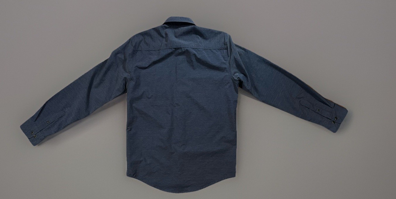 Swiss Tech Charcoal performance Small Button Down… - image 4