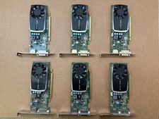 LOT OF 6 Dell NVIDIA Quadro 600 0PWG0F 1GB DDR3 PCIe Video Graphics Card GPU