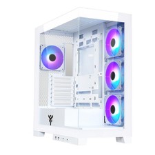 Itek Case SHOWBUI 45W - Gaming Tower, ATX, 4x12cm ARGB fan, 2xUSB3, Type-C, Side