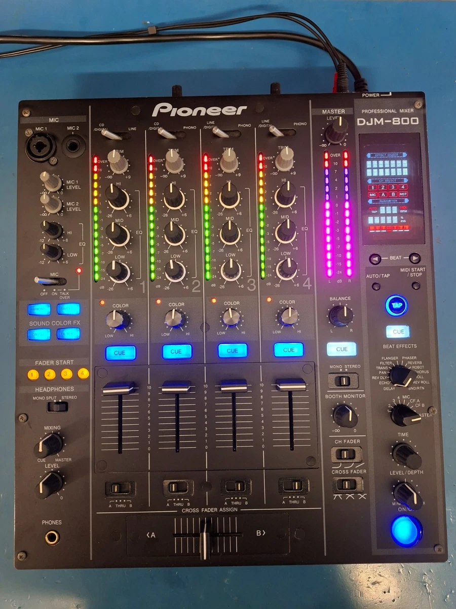 Pioneer DJ mixer DJM-800 パイオニア DJミキサー DJM-800 - 4-channel high-end digital mixer