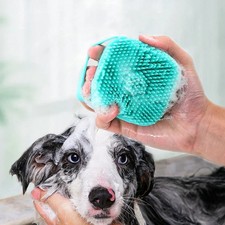 Pet Bathing Brush Soft Silicone Massager Shower Gel Bathing Brush Clean Tools