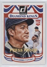 2014 Panini Donruss Diamond Kings Press Proof Gold /99 Masahiro Tanaka #206 0ty6