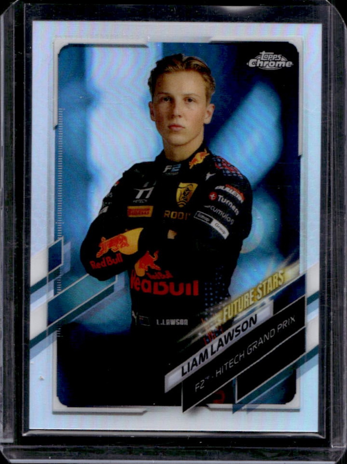 2021 Topps Chrome F1 Formula 1 Liam Lawson Refractor Future Stars #68