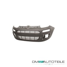 Stoßstange vorne schwarz rauh mit Gitter passt für Fiat Panda (312 )ab 2012