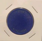 Malaysia Rapid KL BLUE LRT Railway Token (2105) Used Condition