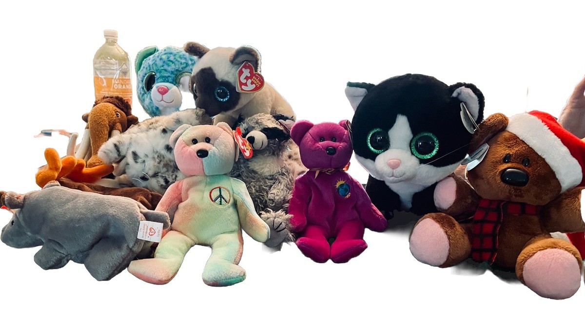 Ty Beanie Babies Lot Of 10 Plush Collectible Animal Toys | eBay