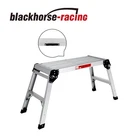 30" Aluminum Folding Work Platform Drywall Ladder 330 lbs Non-slip Bench