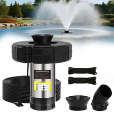 15000 GPH Pond Fountain Aerator, 110V,Floating Pond Fountain Pump with Stainl...