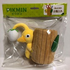 Pikmin Accessory Case Wood Yellow Pikmin Plush Stationery Storage Box Game New