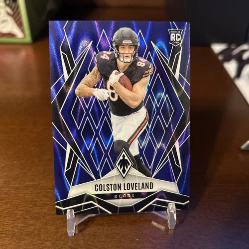 2025 Panini Phoenix Football Blue Seismic Colston Loveland #179
