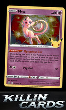 Mew 011/025 Pokemon Holo Rare Celebrations Card NM