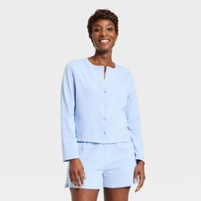 Women Knit Cardigan - Universal Thread Blue XL