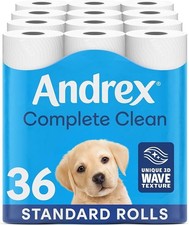 Andrex Complete Clean Toilet Roll 36 Rolls (Previously Andrex Classic Clean Toil