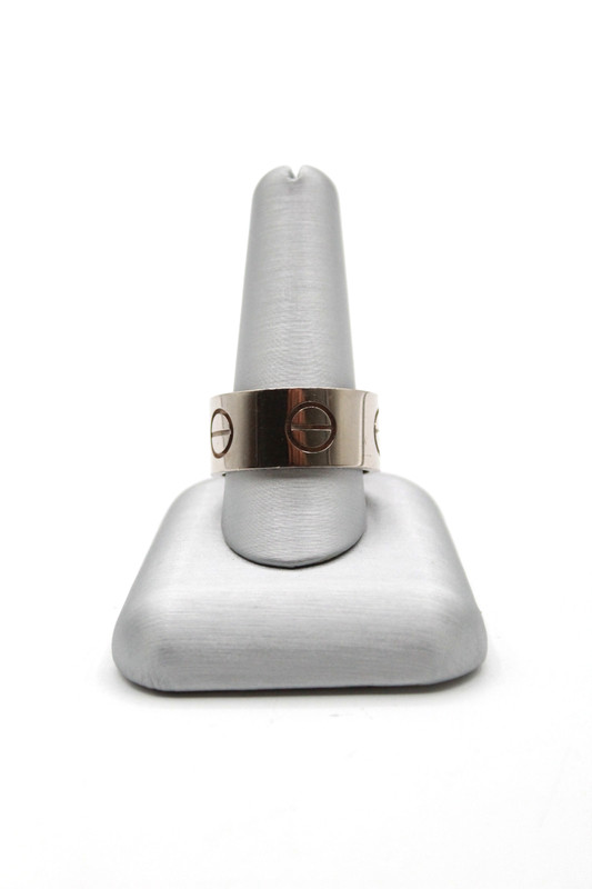 Cartier LOVE ring Jumbo 11mm Size 65 US 11 20 Grams (18K White Gold)