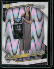 2025 Panini Prizm WNBA #85 Ajsa Sivka White Seismic Prizms