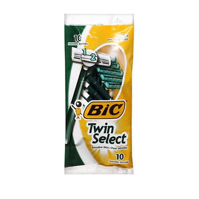 Twin Select Shavers For Men Sensitive Skin 10 each