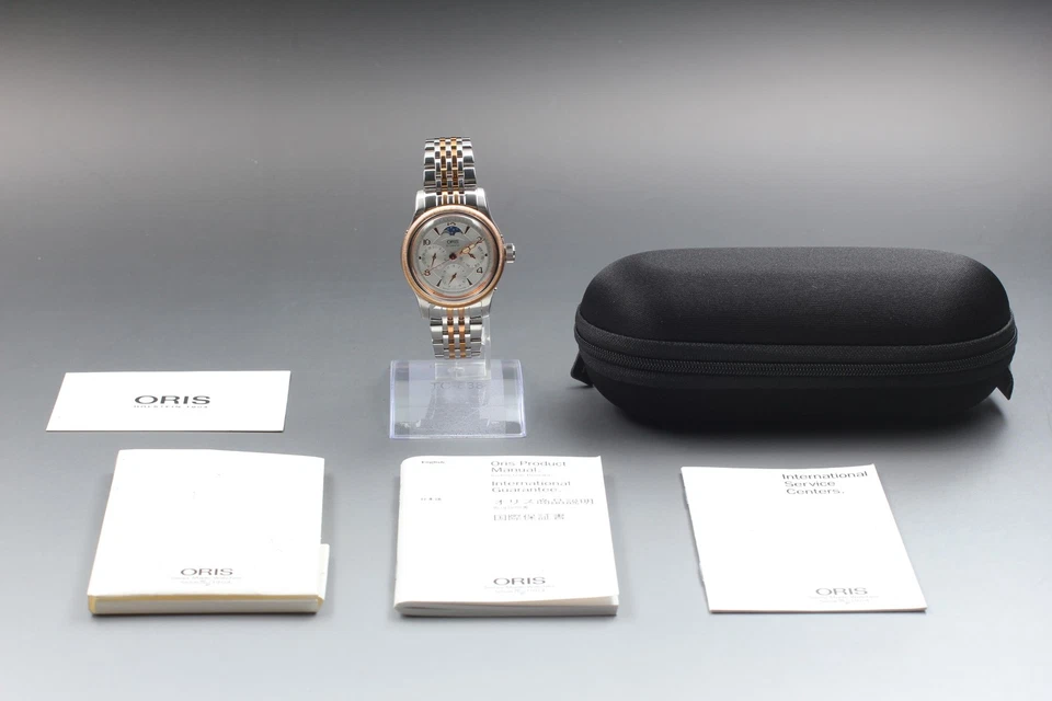 Near MINT ORIS Oris Big Crown 7566 Men's Automatic Watch Moon Phase 38mm 1785 - Image 2 of 4