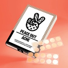 Peace Out Acne Healing Dots Hydrocolloid Salicylic Acid Retinol Aloe Vera Face