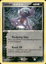 Sableye - EX Holon Phantoms - 31/110 - Rare on eBay