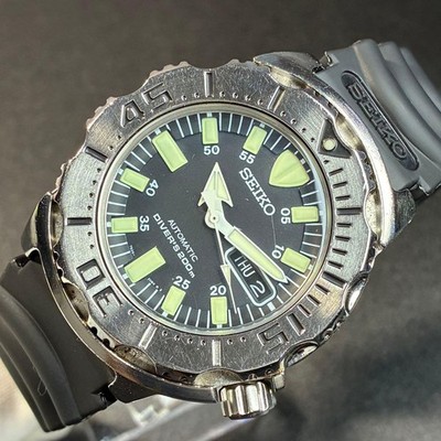 SEIKO Black Monster SKX779 7S26-0350 Automatic Diver Watch