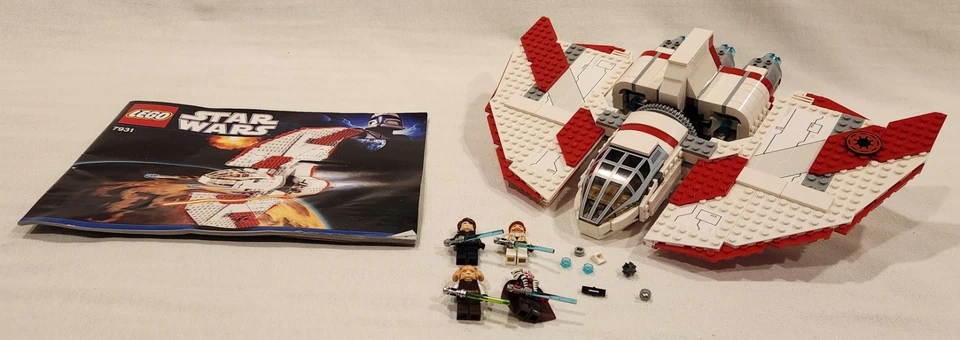 Lego 7931 T-6 Jedi Shuttle - SW: Clone Wars - Saesee Tinn - Abierto, Cmp, Dmgd Inst Foto 2 de 4