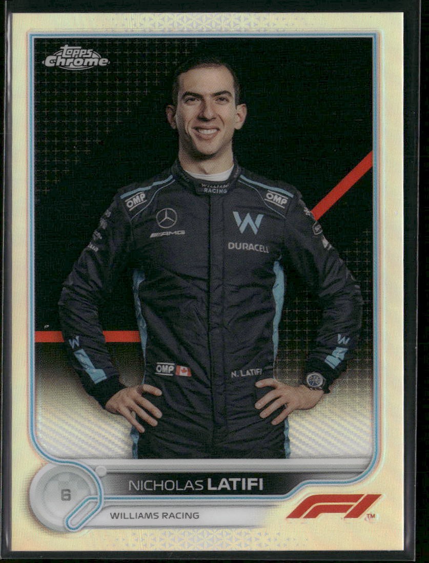 2022 Topps Chrome Formula 1 #51 Nicholas Latifi Refractor