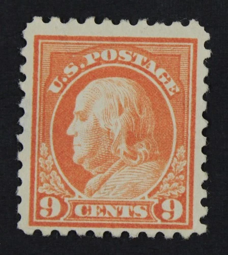CKStamps: US Stamps Collection Scott#432 9c Franklin Mint HR OG Small Thin