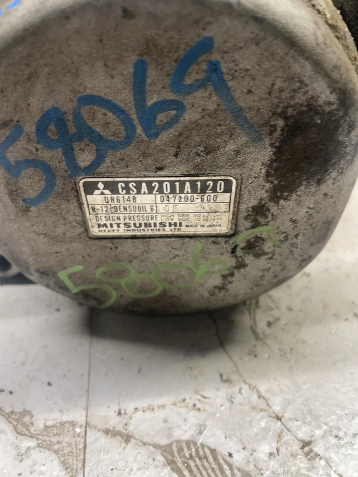 Compressor de ar 1983-1989 MITSUBISHI STARION 85-89 CONQUISTA/c fabricante de equipamento original - Imagem 4 de 4