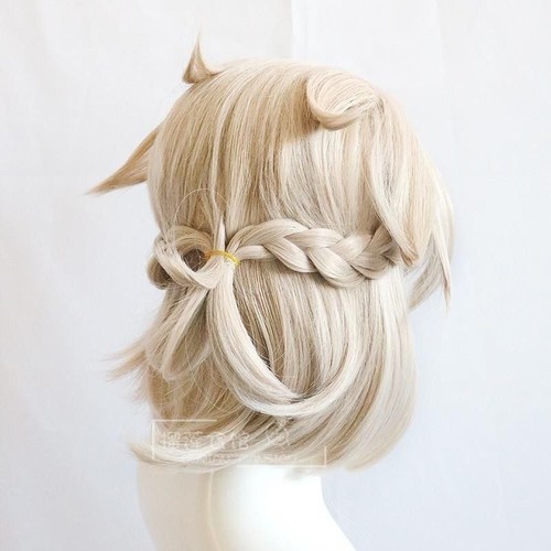 Albedo Genshin Impact Cosplay Wig Short party hair Synthetic Costume Wigs - Picture 4 of 5