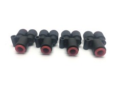 SMC KAU08-00 Union "Y" Fitting 8mm to 8mm LOT OF 4