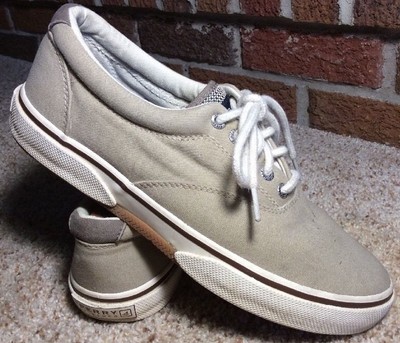 sperry men's canvas shoes
