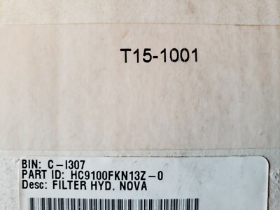 HiFi Filter HC9100FCN13Z 3 Micron Hydraulic Filter T15-1001 New In Box