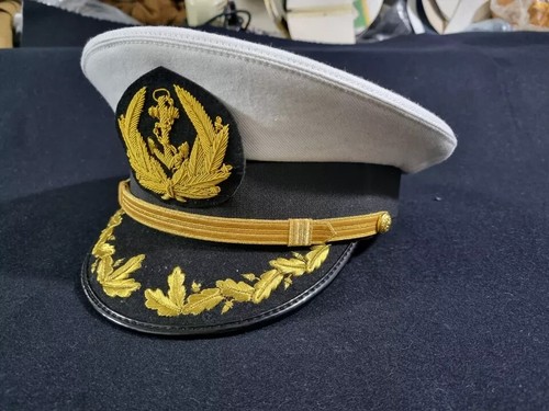 Dorfman Pacific Captain’s White Nautical Navigator Yachting Hat Huevos revueltos - Imagen 5 de 11