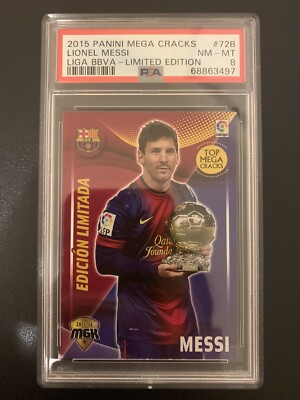 2015-16 Panini Mega Cracks Edicion Limitada Lionel Messi #72B PSA