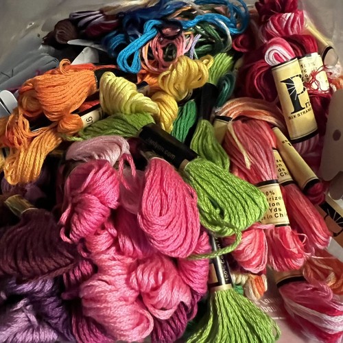 Lot Multi Color Thread Cross Stitch Cotton Embroidery Floss Sewing Skeins - Picture 16 of 16