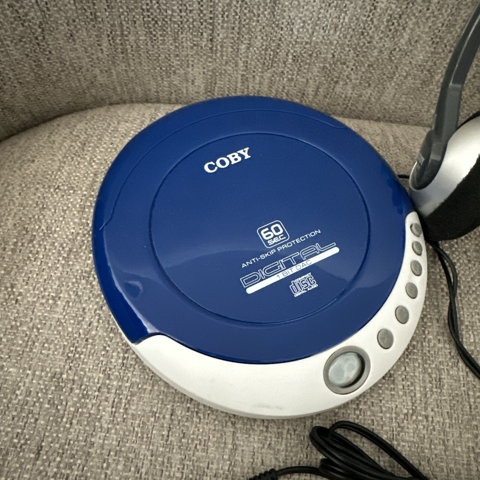 Coby CX-CD329 Personal CD Player Compact Disc ESP 60 sec Anti Skip NOB ...